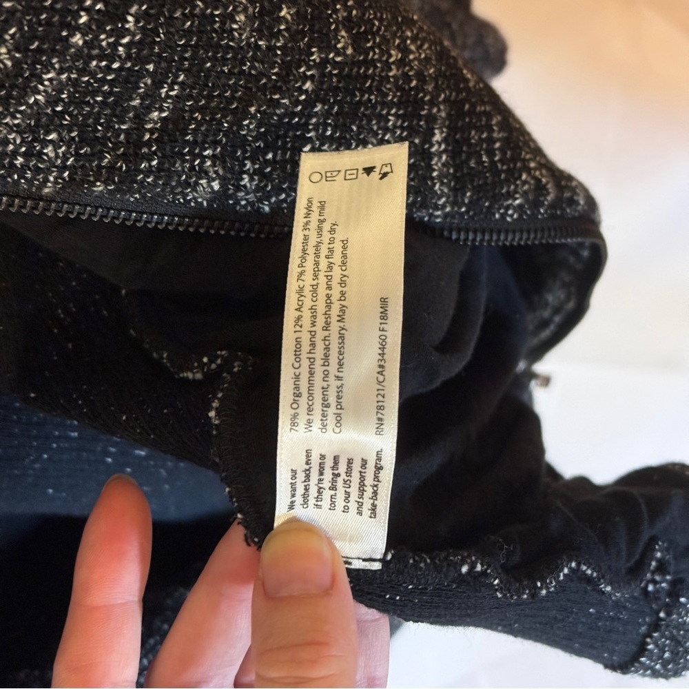 Eileen Fisher Lightweight Mélange Knit Jacket XL - Picture 6 of 6